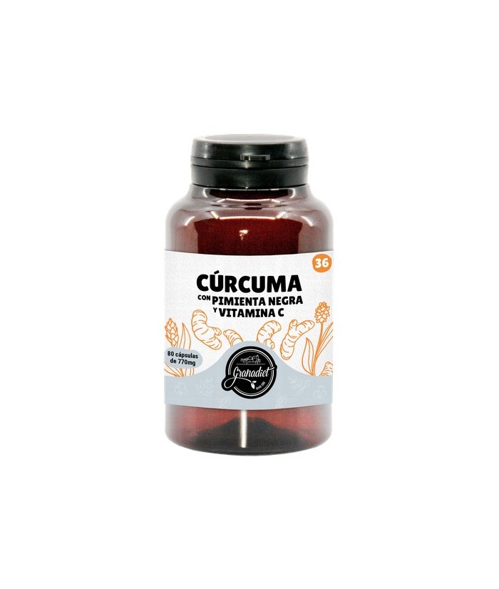 GR.CURCUMA PIMIENTA VITAMINA C 80 CAPS.