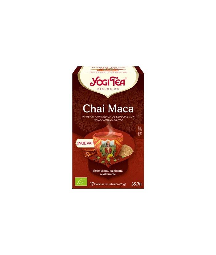 Regaliz*, canela* (27%), jengibre*, cardamomo* (7%), anís*, maca* (5%), hinojo*, clavo* (3,5%), achicoria tostada*, cáscara de 