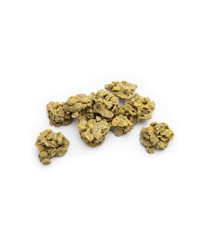 chocolate blanco (71%) (azúcar, manteca de cacao, leche entera en polvo, emulgente: lecitinas de soja, aroma natural de vainill