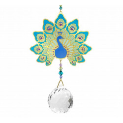 Pavo real - Confianza y suerte
Esta ave elegante es originaria de la India. Luce plumas espectaculares y simboliza poder, bell