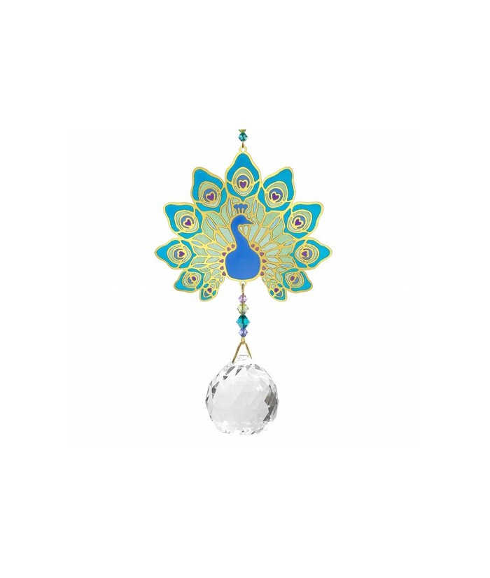 Pavo real - Confianza y suerte
Esta ave elegante es originaria de la India. Luce plumas espectaculares y simboliza poder, bell