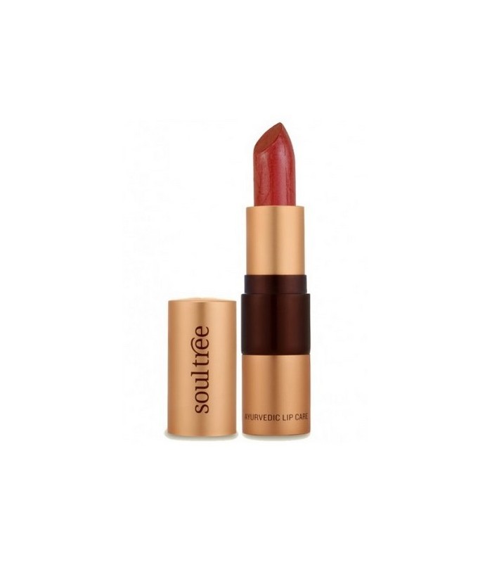 Barra de labios Ayurveda con manteca clarificada ecológica y aceite de Almendras dulces, mantendrá los labios suaves e hidratad