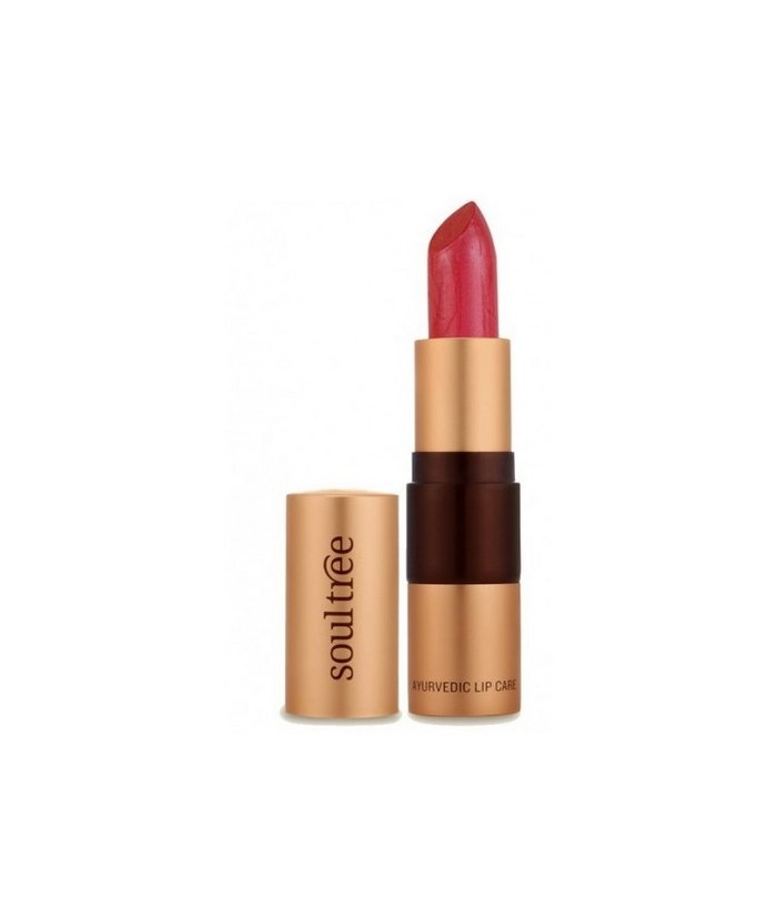 Barra de labios Ayurveda con manteca clarificada ecológica y aceite de Almendras dulces, mantendrá los labios suaves e hidratad