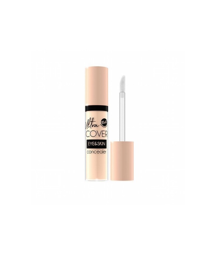 Este corrector líquido de alta cobertura corrige rojeces, manchas de pigmentación, marcas de granitos y ojeras. Su textura crem