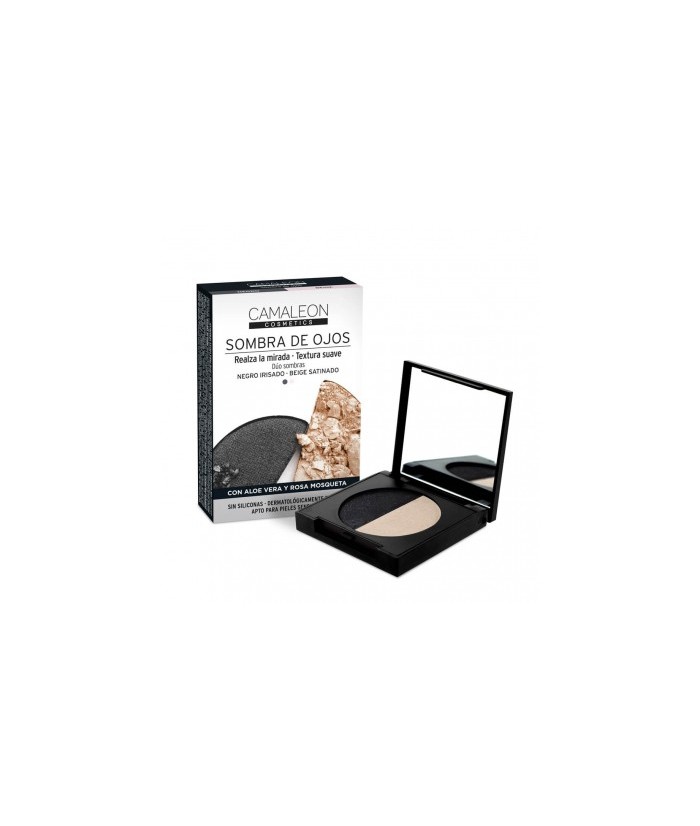 INFORMACIÓN DE PRODUCTO

Con el negro irisado y el beige satinado conseguiremos una mirada intensa y definida ya sea jugando 