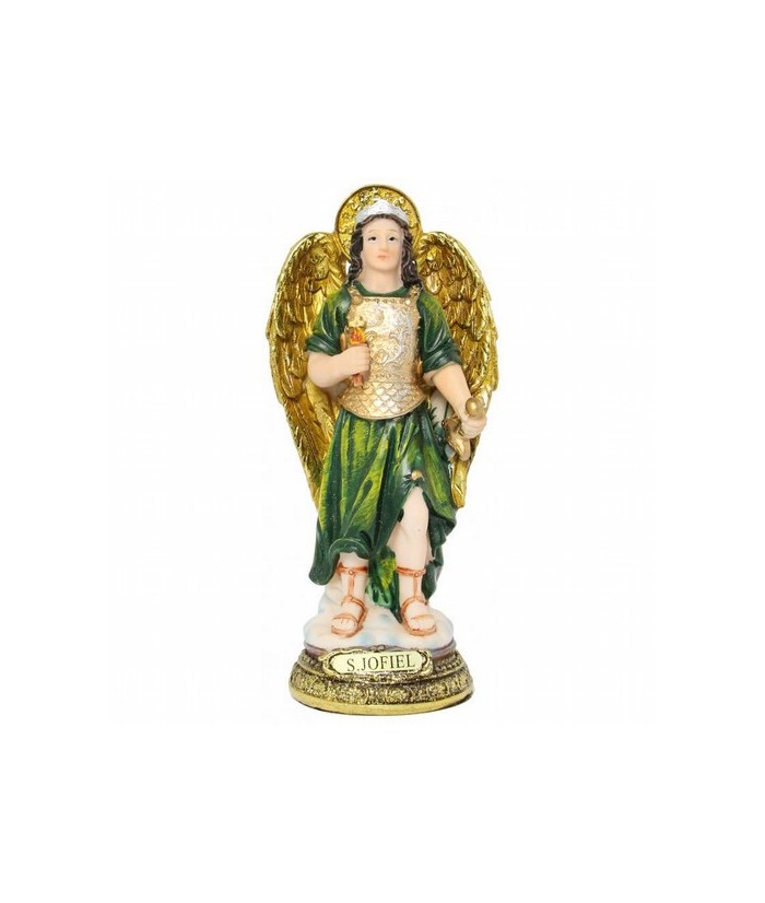 FIGURA ARCANGEL JOFIEL RESINA 15 CM.