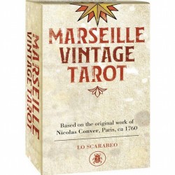 El Tarot de Marsella, en edición vintage. Este es el sentimiento de la tradición. La sensación de las cartas desgastadas por el