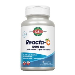 CONTENIDO MEDIO (POR COMPRIMIDO)
Vitamina C (Reacta- ®) 

1000

mg

Complejo de bioflavonoides

200

mg

 (de limó