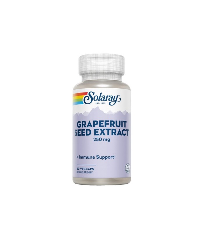 CONTENIDO MEDIO (POR DOS VEGCAPS)
Semilla de pomelo

500

mg

 (Citrus paradis) (extracto de semilla)

Vitamina C (áci