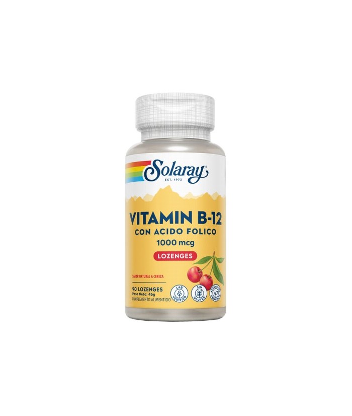 CONTENIDO MEDIO (POR LOZENGE)
Vitamina B12 (cianocobalamina)

1000mcg
Ácido Fólico

400

mcg

INGREDIENTES
Edulcoran