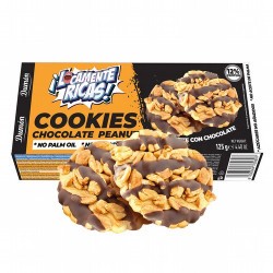 Descubre la nueva y exclusiva gama de cookies proteicas de Grupo Dumón! Te presentamos las Cookies de Cacahuete y Chocolate, un