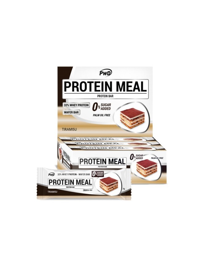 TIRAMISU
Barrita proteica sabor tiramisú. Con edulcorantes.
Tiramisu flavor protein bar. With sweeteners.
Barre de protéine 