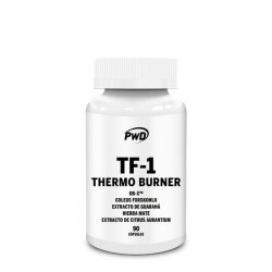 TF-1 THERMO BURNER contiene ingredientes combinados de forma sinérgica para unos óptimos resultados. Uno de los más interesante