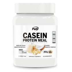 White Chocolate & Coconut
Ingredientes: Aislado de proteínas de leche (80% caseína micelar/ 20% aislado de suero, emulgente (l