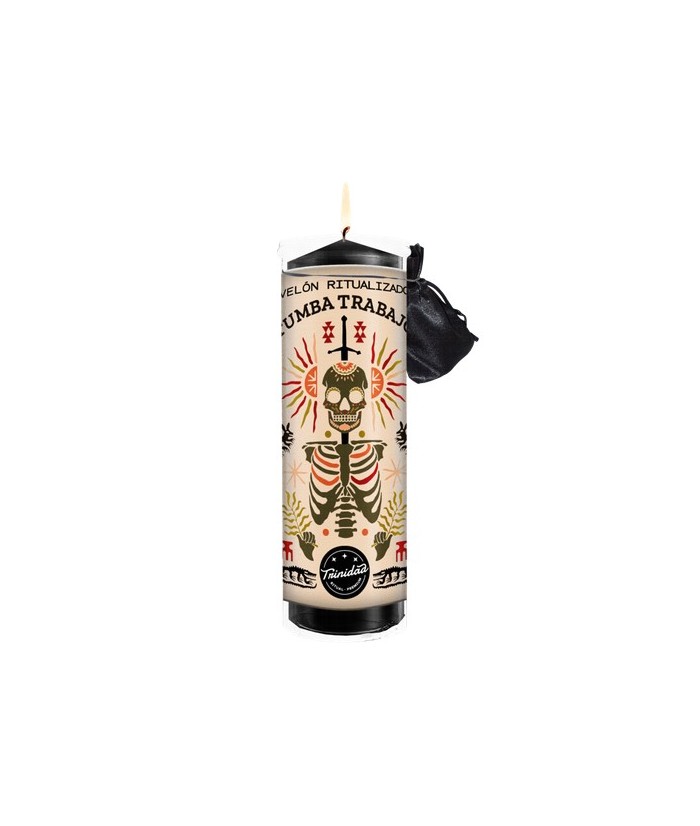-Los velones de Trinidad Ritual-Premium, tienen una funda protectora de plástico, 
estos están concebidos para ser quemados de