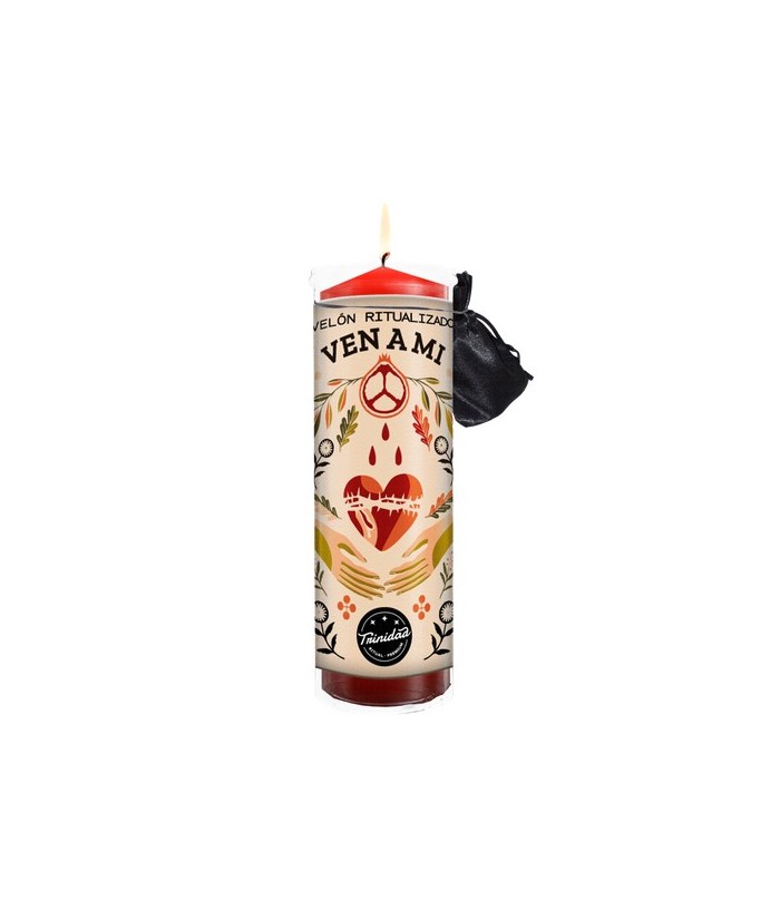 -Los velones de Trinidad Ritual-Premium, tienen una funda protectora de plástico, 
estos están concebidos para ser quemados de