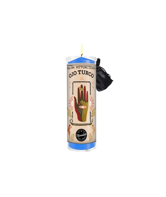 -Los velones de Trinidad Ritual-Premium, tienen una funda protectora de plástico, 
estos están concebidos para ser quemados de