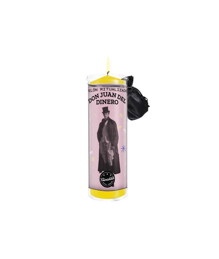 -Los velones de Trinidad Ritual-Premium, tienen una funda protectora de plástico, 
estos están concebidos para ser quemados de