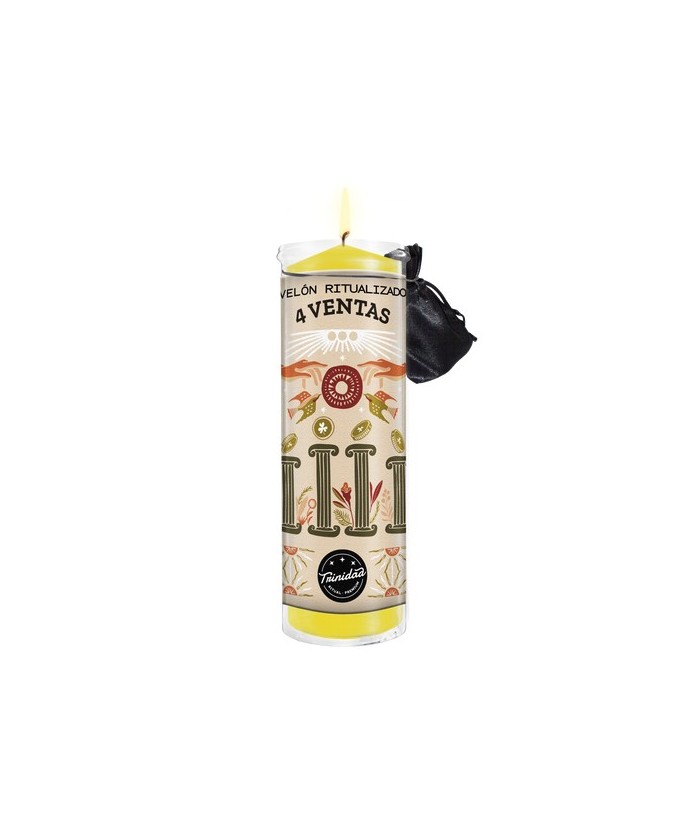 -Los velones de Trinidad Ritual-Premium, tienen una funda protectora de plástico, 
estos están concebidos para ser quemados de