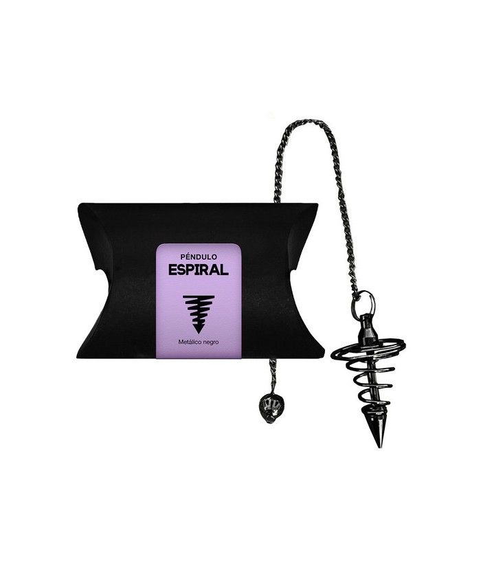 TRI.PENDULO METALICO ESPIRAL NEGRO