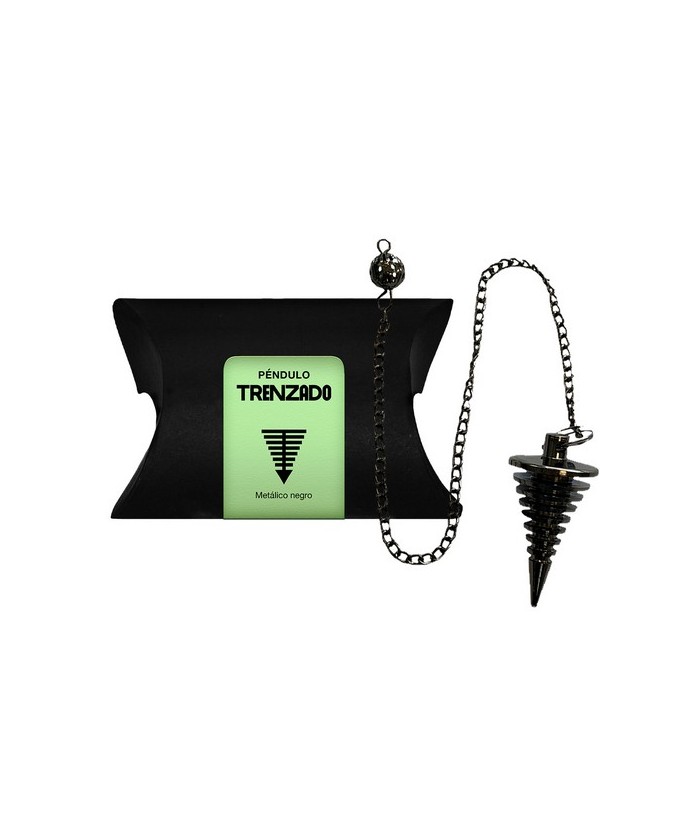TRI.PENDULO METALICO TRENZADO NEGRO