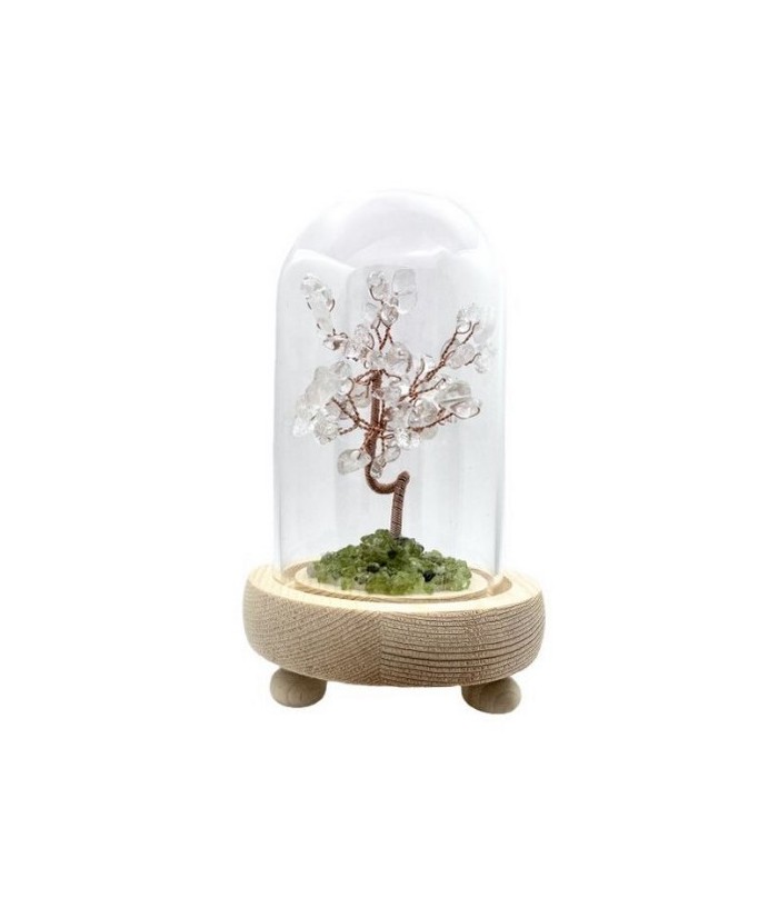 8cm
Árbol de la felicidad en piedras naturales.



Base en virutas de amatista y tronco en hilos de cobre.



Campana 