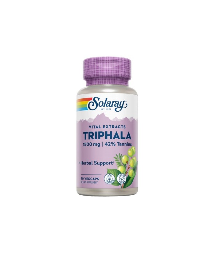 CONTENIDO MEDIO (POR TRES VEGCAPS)
Chebulic Myrobalan (Terminalia chebula) (extracto de fruto)

500

mg

Belleric Myroba