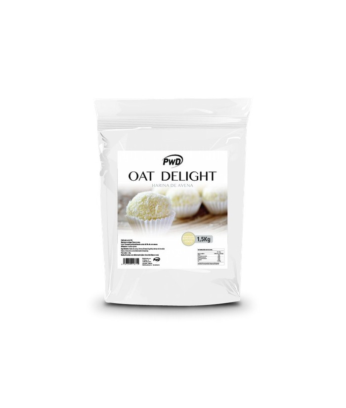 OAT DELIGHT es harina de avena especialmente cuidada por su composición, aroma y textura. La variante con aromas está edulcorad