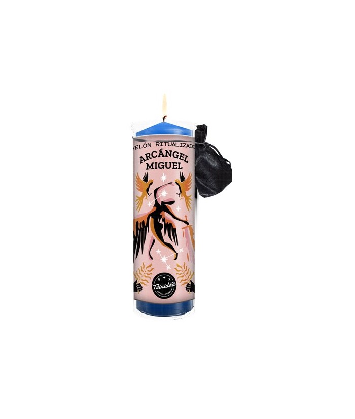 -Los velones de Trinidad Ritual-Premium, tienen una funda protectora de plástico, 
estos están concebidos para ser quemados de