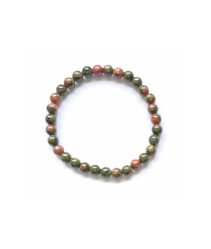 Pulsera elastica con bolas 6mm de Unakita.