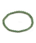 Pulsera Aventurina Verde en bola de 4mm.

En goma el&aacute;stica.