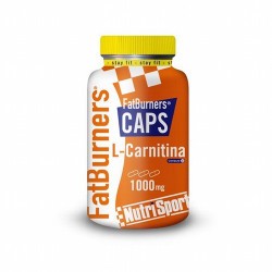 FAT BURNERSCAPS constituye un complemento alimenticio formulado a base de L-Carnitina de Carnipure en forma de cápsulas. FAT BU