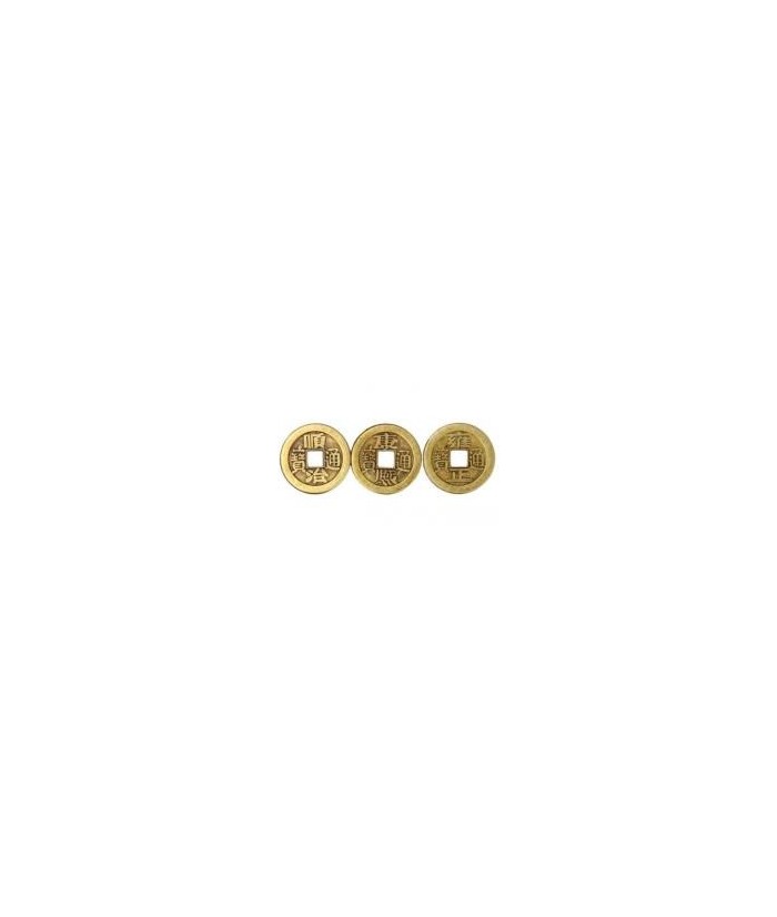Amuleto 3 Monedas I Ching 2 cm