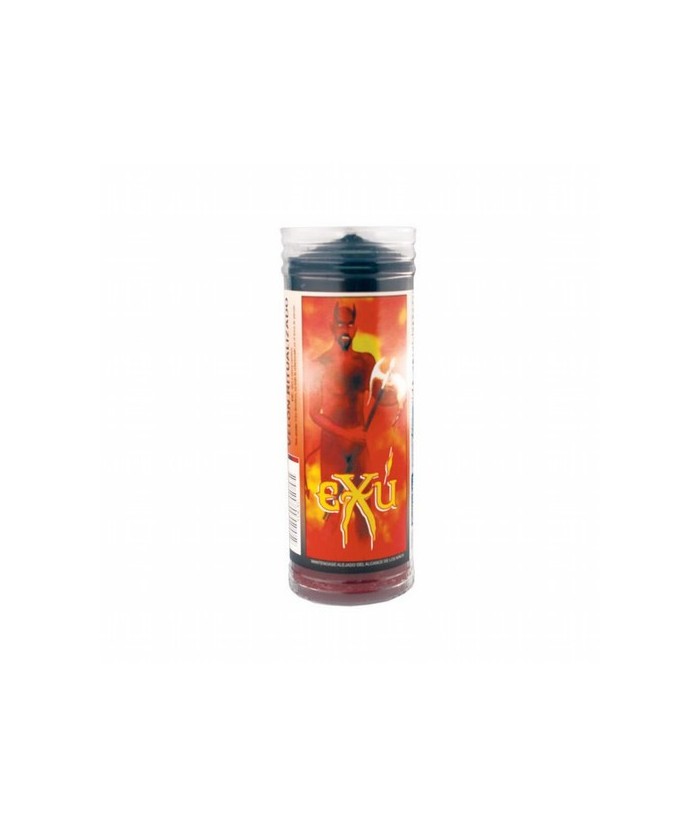 VELON ORISHA Exu 15 x 5.5 cm (Con Tubo Protector)
