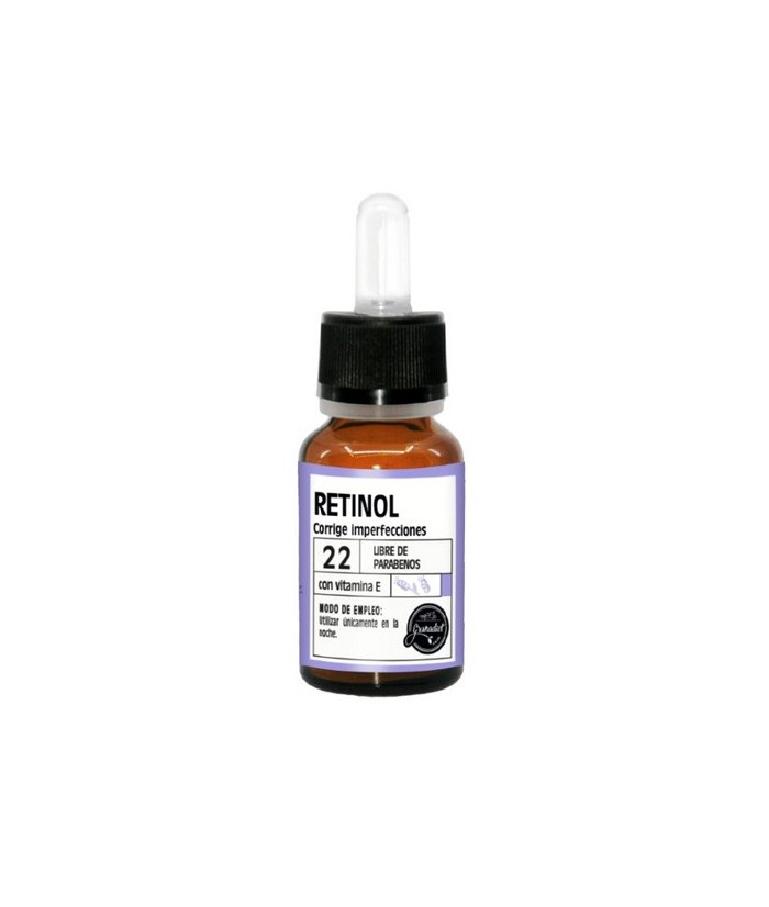 Modo de uso:
 Aplicar la crema con retinol sobre la piel limpia y seca, evitando el área de los ojos.
 Masajear suavemente 