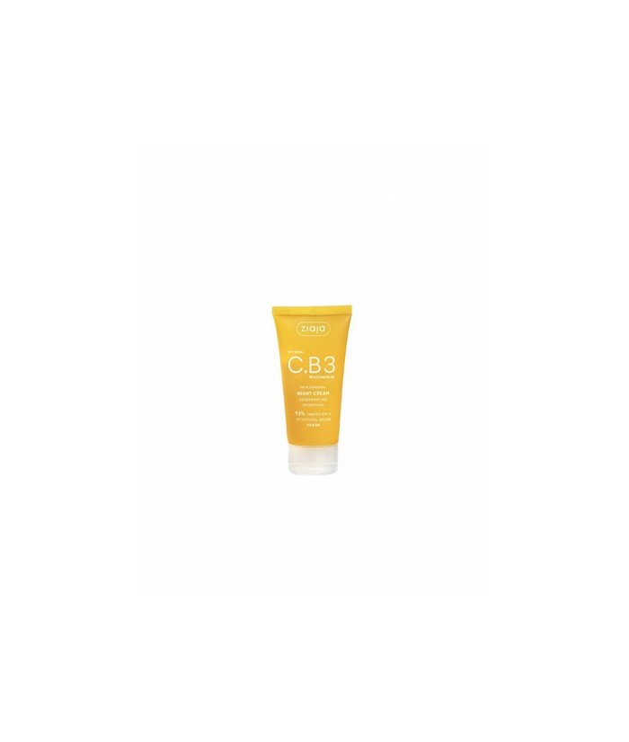 Crema de noche de rica consistencia con vitaminas activas y un complejo de péptidos alisadores.

- Hidrata y unifica el tono 