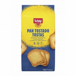 Pan tostado - Tostas - Fette Biscottate

Las crujientes tostadas sin gluten de Schär

El biscote ideal para el desayuno, en