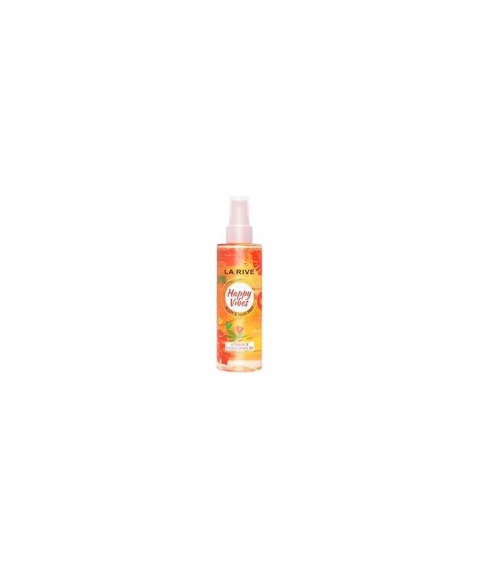 Fragante bruma corporal y capilar con la adición de vitamina E y provitamina B5.
Nutre el cuerpo y el cabello, deja una sensac