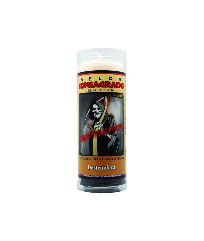 Poderoso velón preparado para destuir circunstancias dificiles, destruir obstaculos e impedimentos.