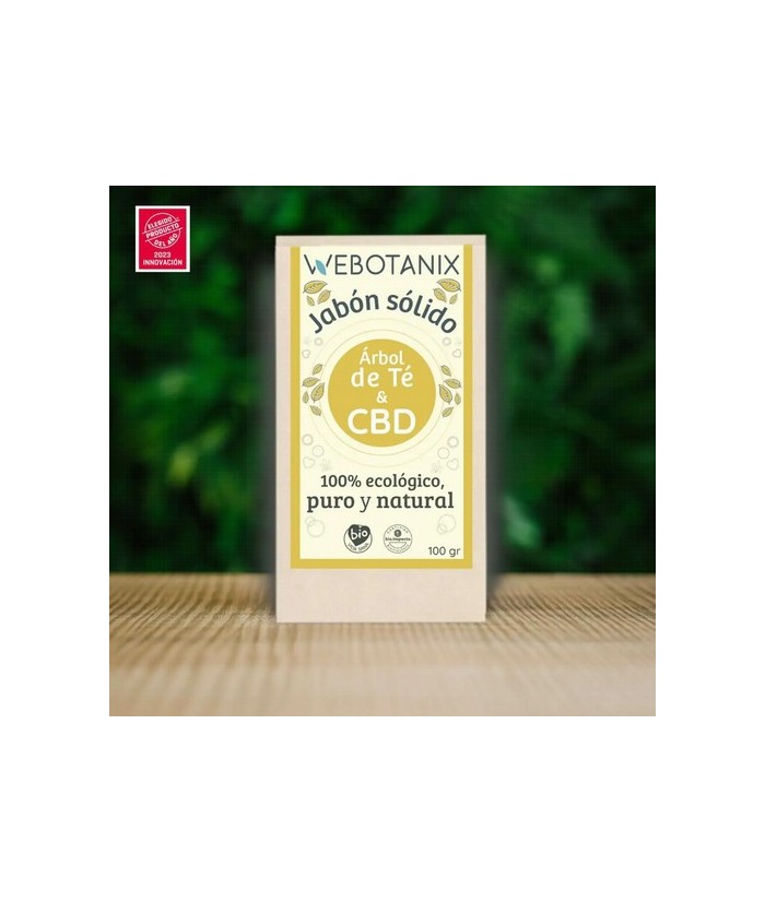 BO.JABON SOLIDO ARBOL TE  CBD BIO 100 GR.