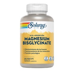 Bisglycinate Magnesio - 120 Vegcaps. Sin Gluten. Apto Para Veganos
REF.54901
CONTENIDO MEDIO (POR TRES VEGCAPS)
Magnesio (co