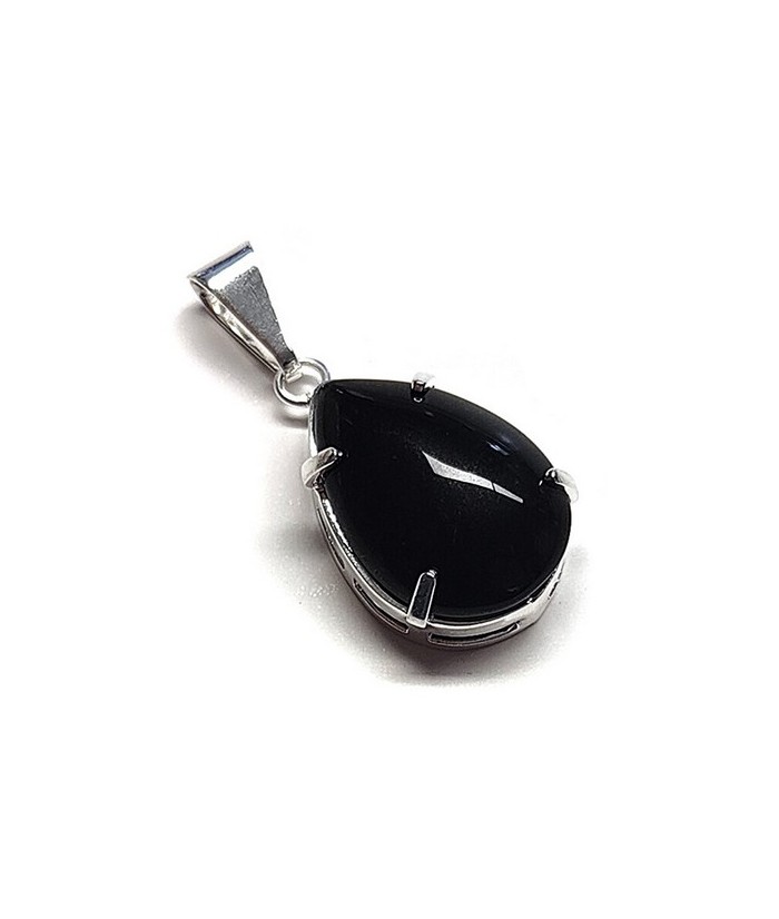 Colgante de Obsidiana Negra en forma de lágrima.

Tamaño: 18x13mm aprox.