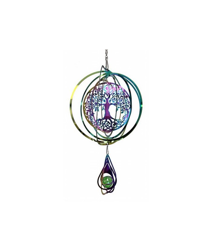 Carillón de viento 3D acero arcoíris árbol de la vida Cristal 15cm
WS-WN001C/SH Origen: China
Diámetro: 15cm