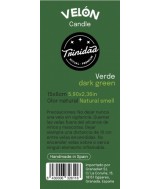 TRI.VELON 1 COLOR  VERDE OSCURO 16X5 CM.