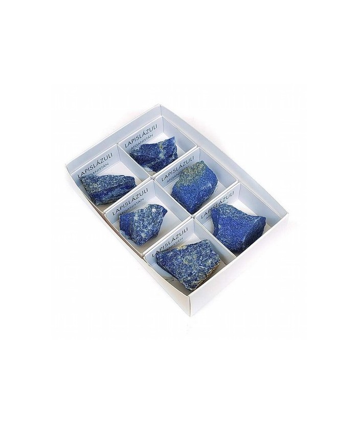 Lapislazuli en cajita de cartón de 4x4.