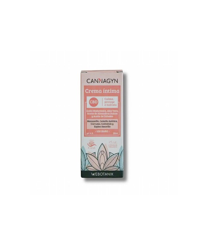 La crema íntima CANNAGYN es ideal para devolver el confort a tu zona íntima manteniendo el pH natural de la vagina, ya que tien