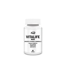 Vitalife Man contiene vitaminas, minerales e ingredientes indicados para el bienestar del hombre. Con una mayor cantidad de Vit