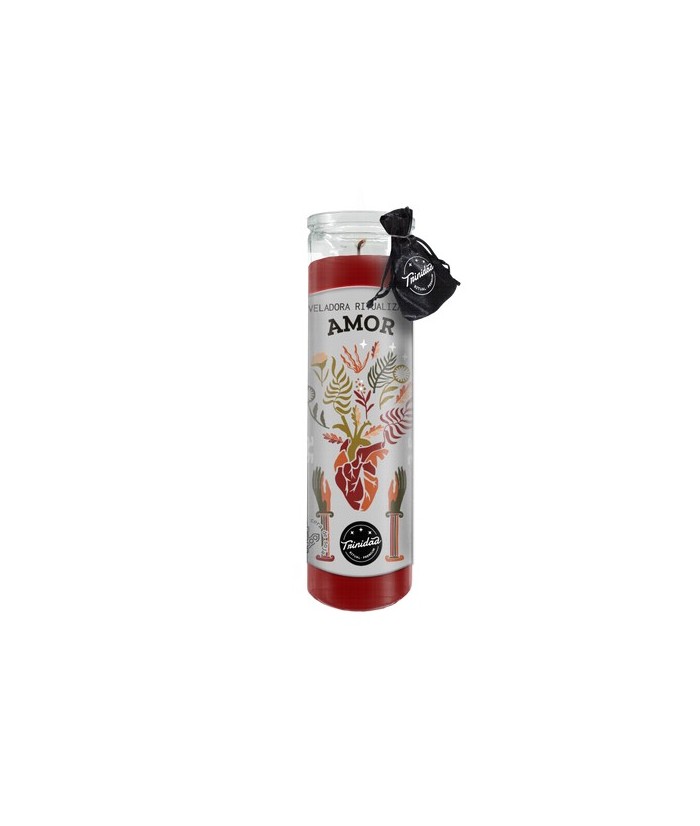 TRI.VELADORA RITUALIZADA AMOR