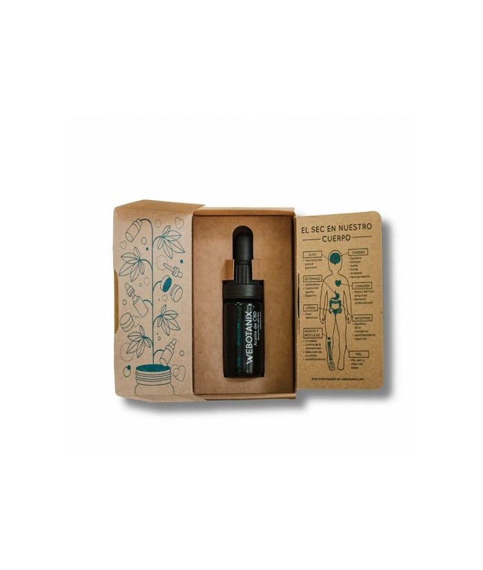 Aceite de CBD de espectro completo procedente de cáñamo orgánico.
THC < 0,04%.

Certificación BIO ACENE: 99% ingredientes pr