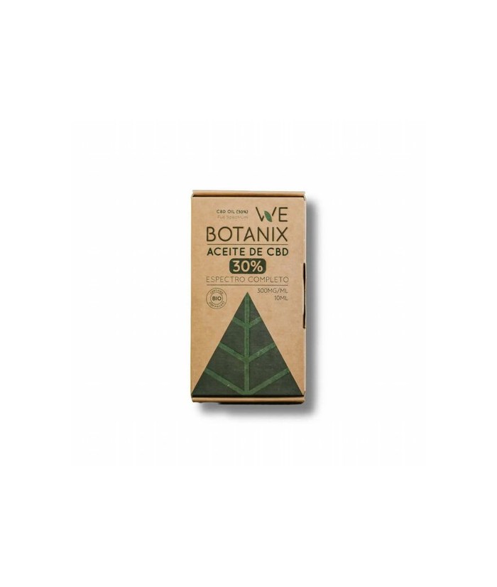 Aceite CBD 30% de espectro completo procedente de cáñamo orgánico.
THC < 0,04%.
Certificación BIO ACENE: 99% ingredientes pro